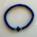 Komboskini Saphire Blue With Blue Bead