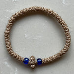 Komboskini Greek Orthodox Prayer Rope Bracelet - Oatmeal