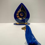 Gouri Gold & Blue Tear Drop Evil Eye