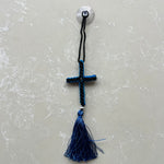 Blue Cross Car Hanging Charm