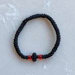 Komboskini Black With Red Bead