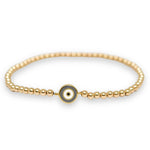 Kaitlyn Grey Gold Elastic Bracelet