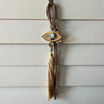 Gouri Brown & Gold Eye Plexiglass