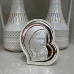 925 Sterling Silver Virgin Mary With Christ Heart