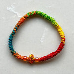 Greek Orthodox Prayer Rope Bracelet - Rainbow