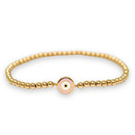 Kaitlyn Pink Gold Elastic Bracelet