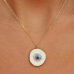 Kalokairi Evil Eye Gold Necklace