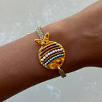 Persephonie Turquoise Fish Bracelet