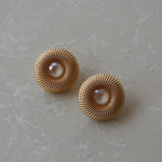 Santorini Nude Chunky Studs