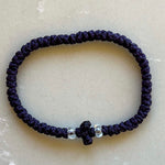 Komboskini Aubergine With Clear Bead