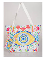 Summer Evil Eye Beach Bag