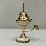 Brass Mother Of Pearl Thimiato