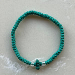 Komboskini Greek Orthodox Prayer Rope Bracelet - Teal