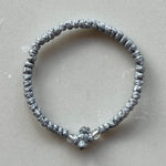 Komboskini Greek Orthodox Prayer Rope Bracelet - Metallic Silver