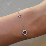 Gaia Silver Aubergine