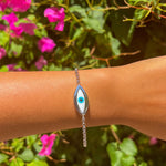 Ida Evil Eye Chain Bracelet