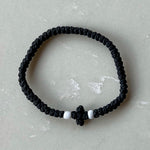 Komboskini Black With White Bead