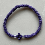 Komboskini Greek Orthodox Prayer Rope Bracelet - Lavender