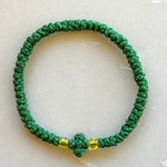 Komboskini Green With Yellow Bead