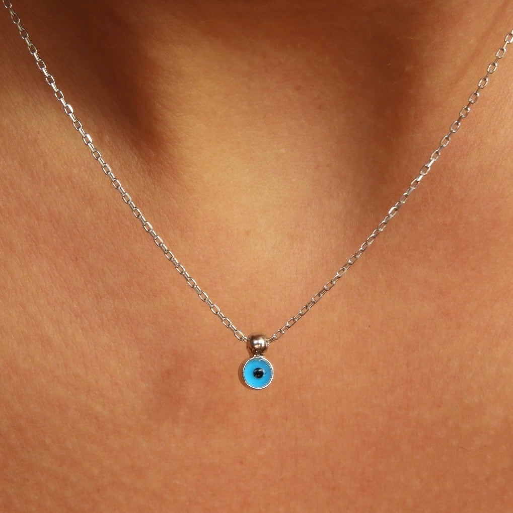 Tourlos Silver Necklace