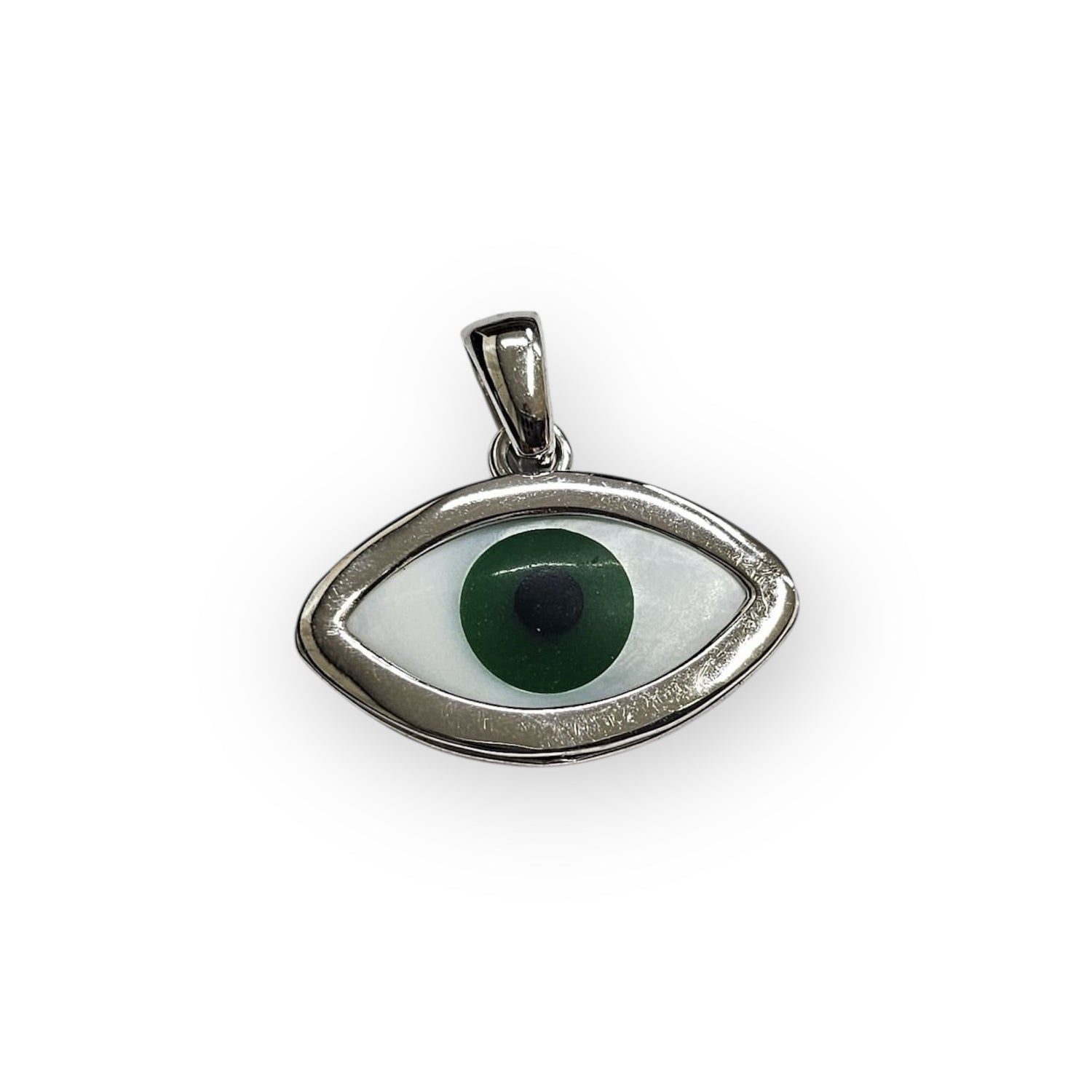 Green Evil Eye Pendant