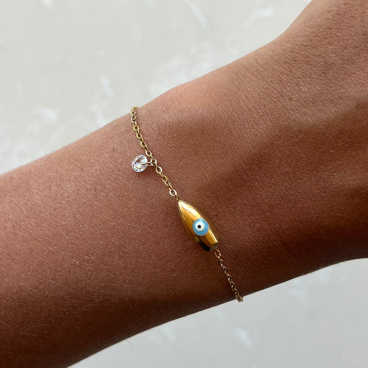 Chrissa Evil Eye Chain Bracelet
