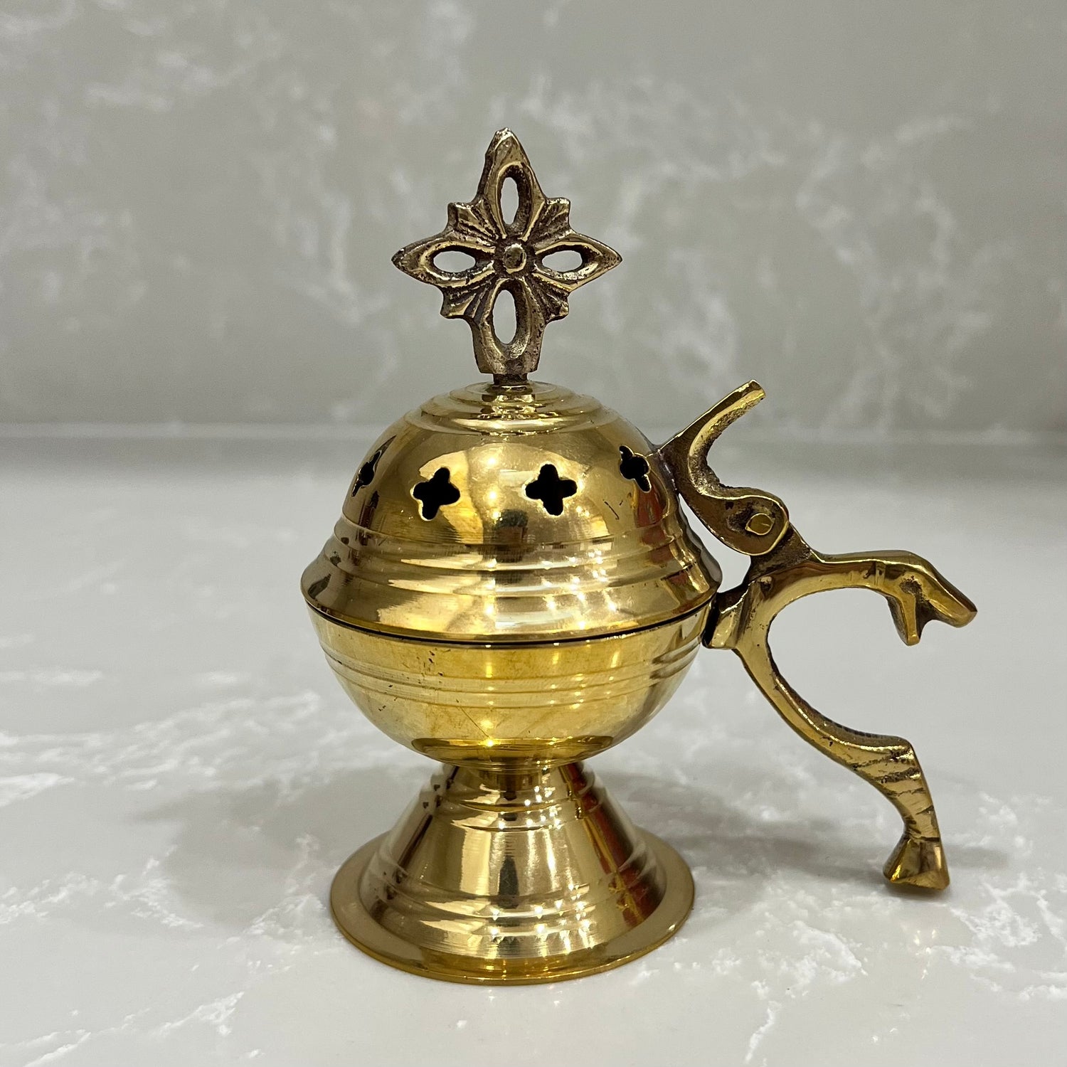 Gold Brass Thimiato
