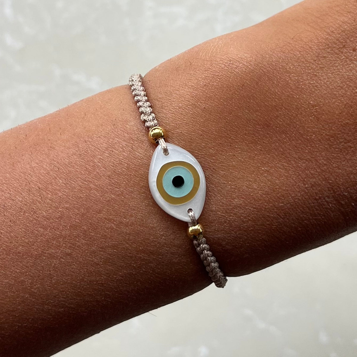 White Acrylic Mati Bracelet