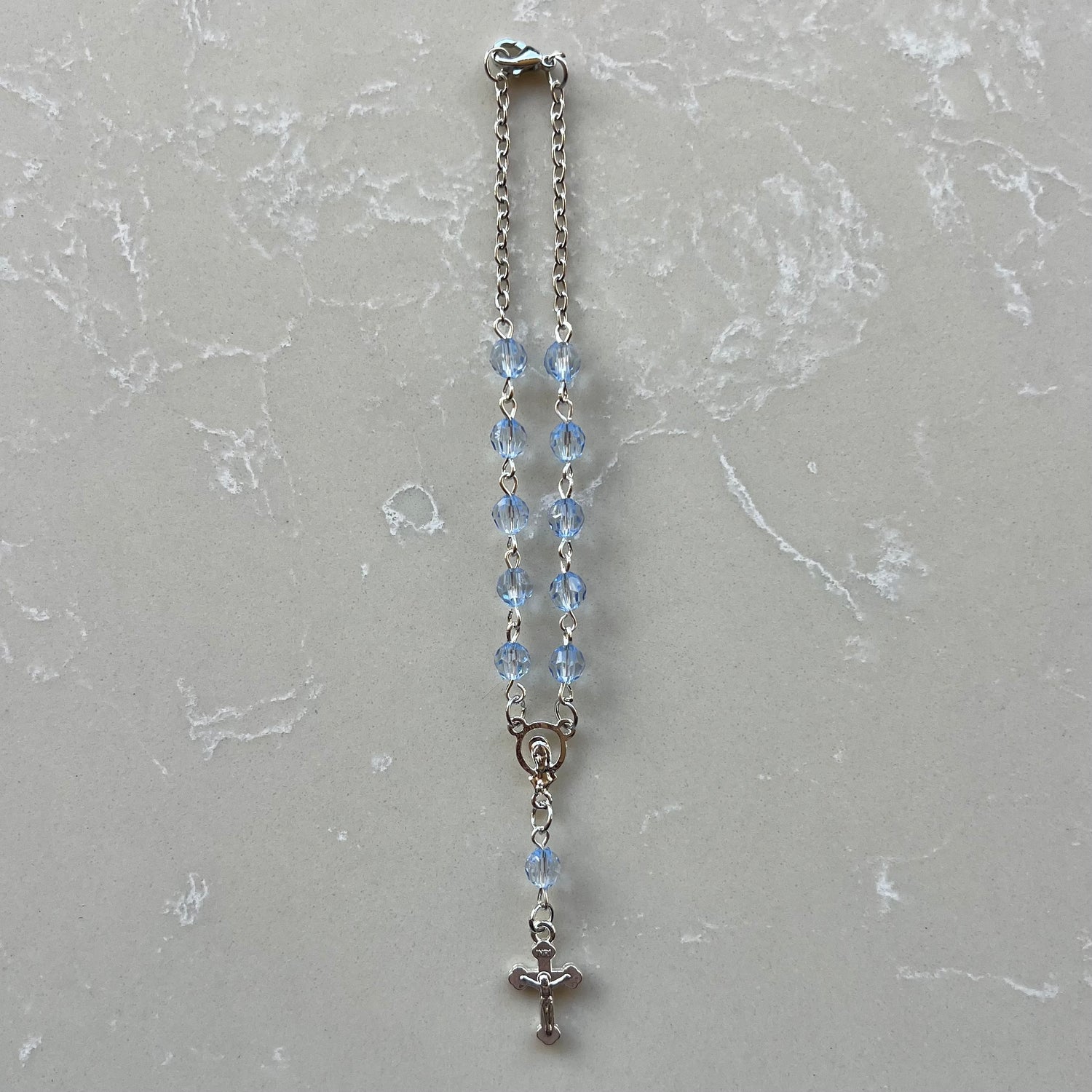 Light Blue Rosary