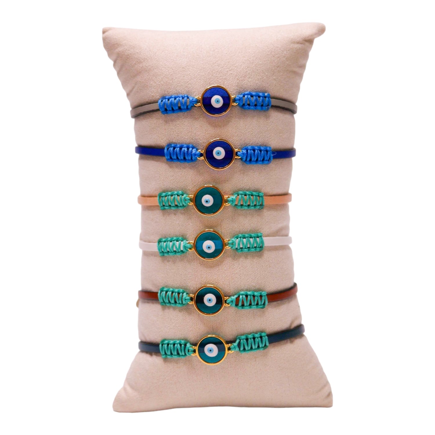 Evil Eyes Leather Bracelets