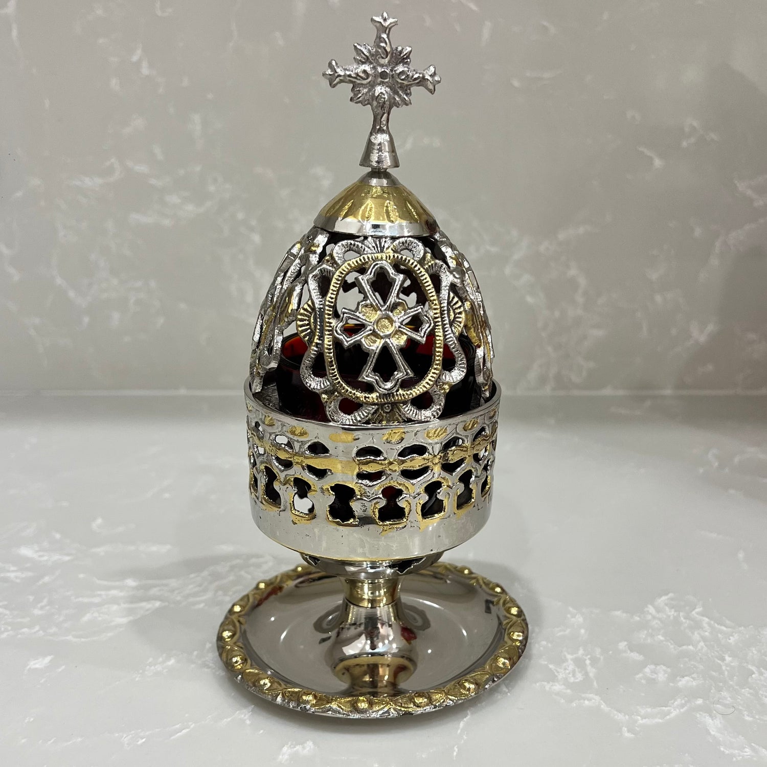 Gold/Silver Brass Kandili