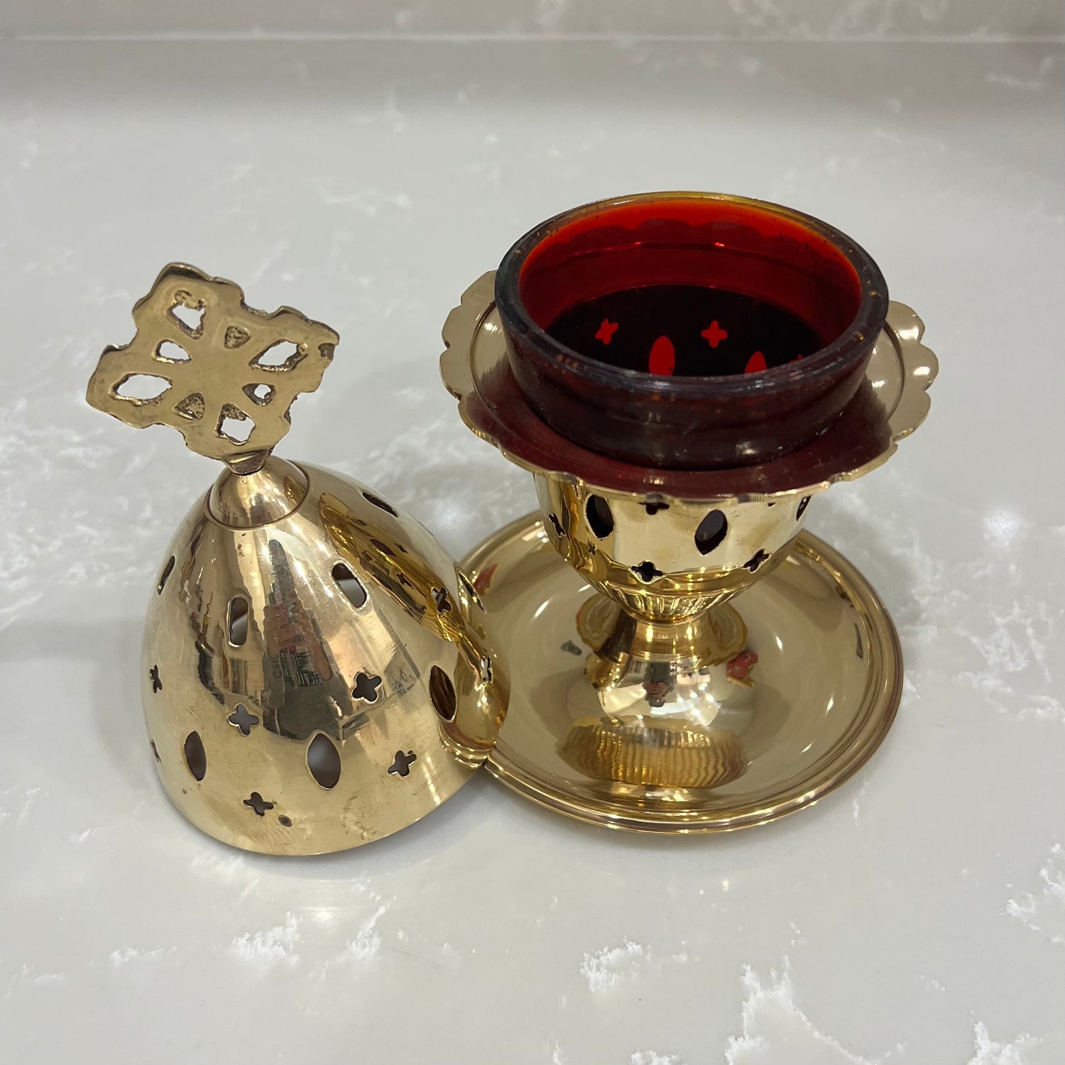 Gold Brass Kandili