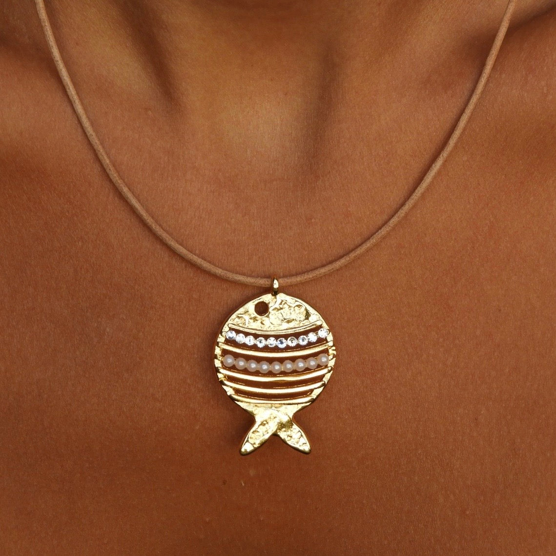 Persephonie Nude Fish Necklace