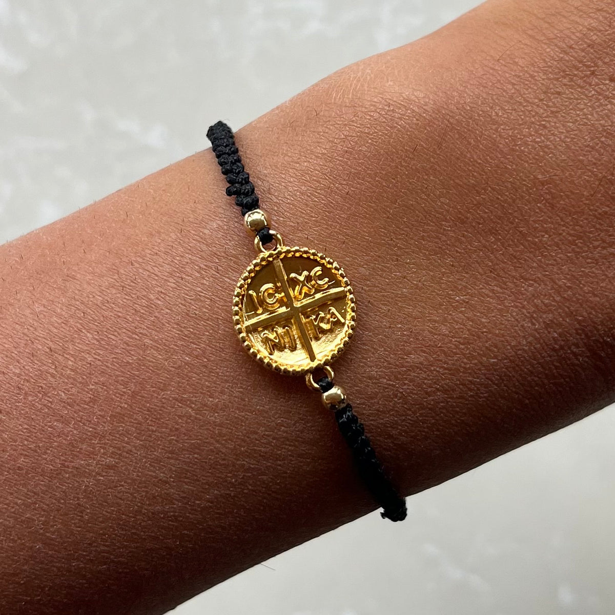ICXC NIKA Black Adjustable Bracelet