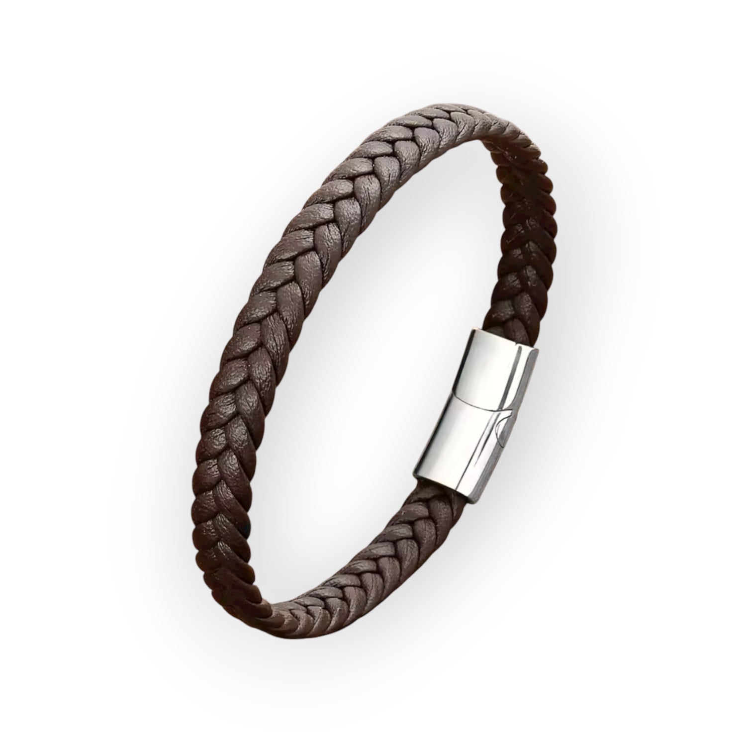 Foti Brown Leather Bracelet