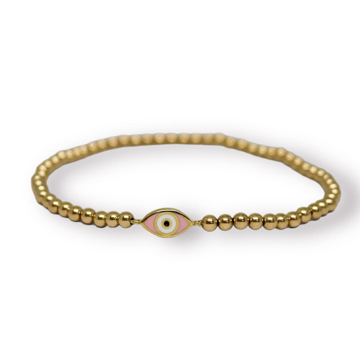 Mollie Pink Gold Elastic Bracelet
