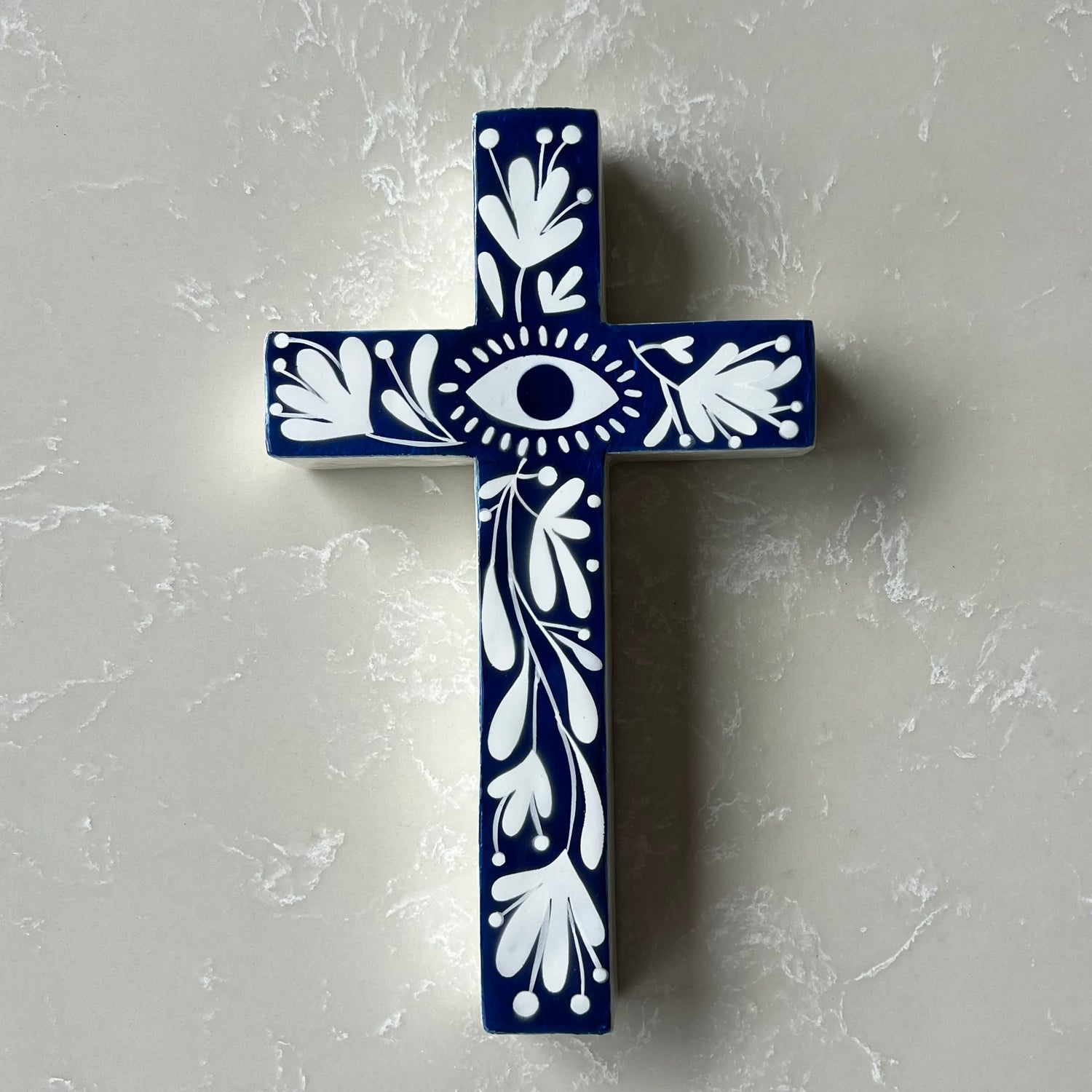 Cross Evil Eye Wall Decor