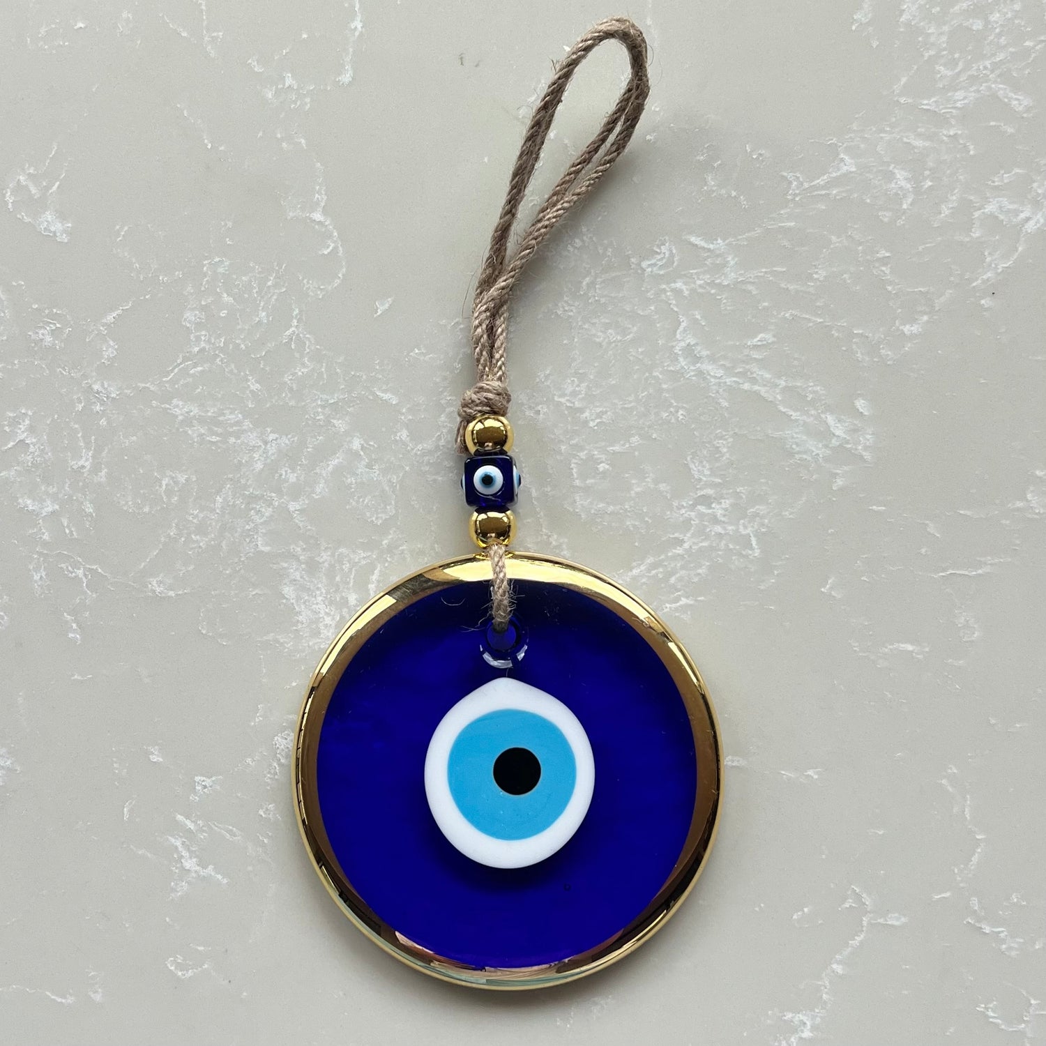 Gold Trim Evil Eye Wall Ornament