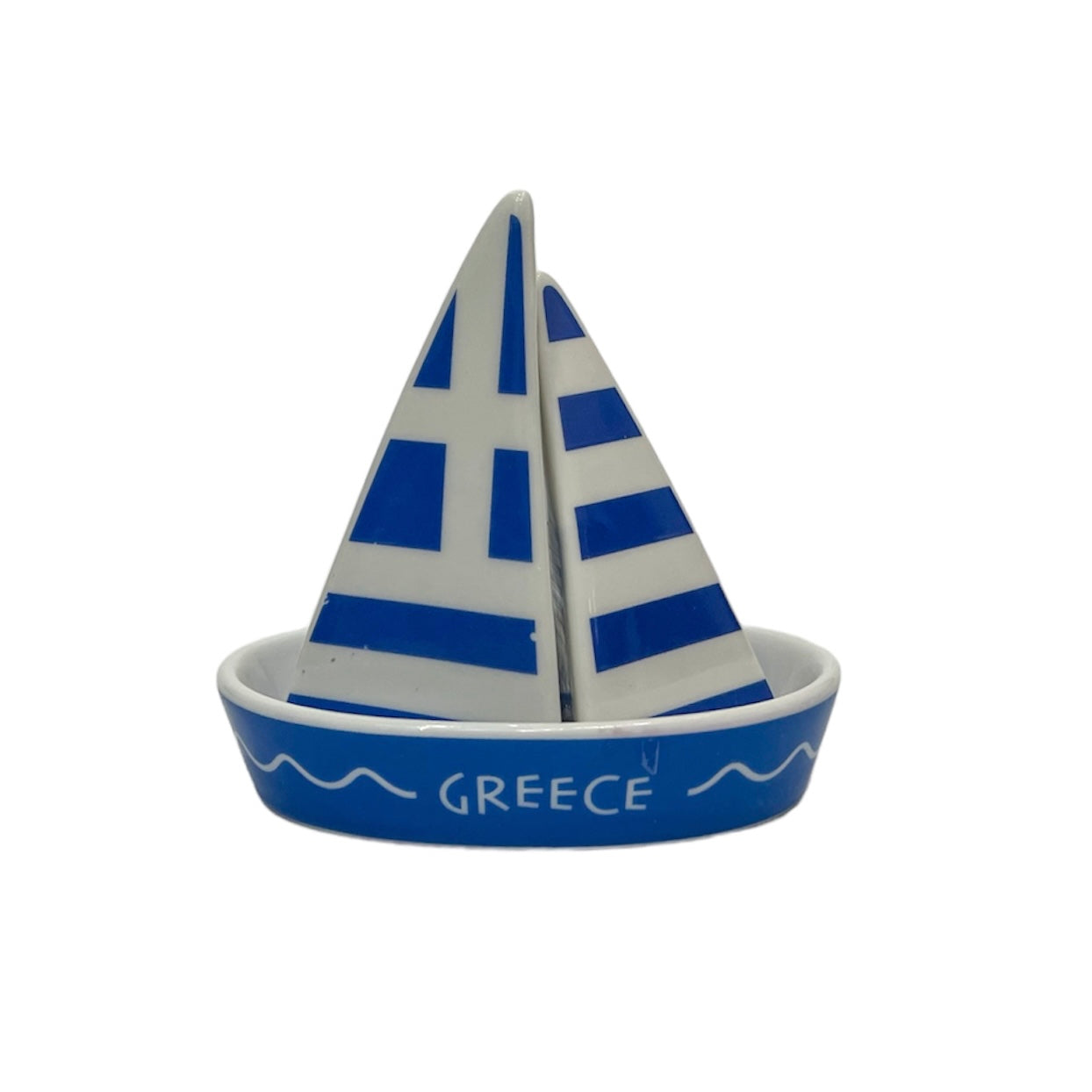 Salt N Pepper Shaker Greek Flag