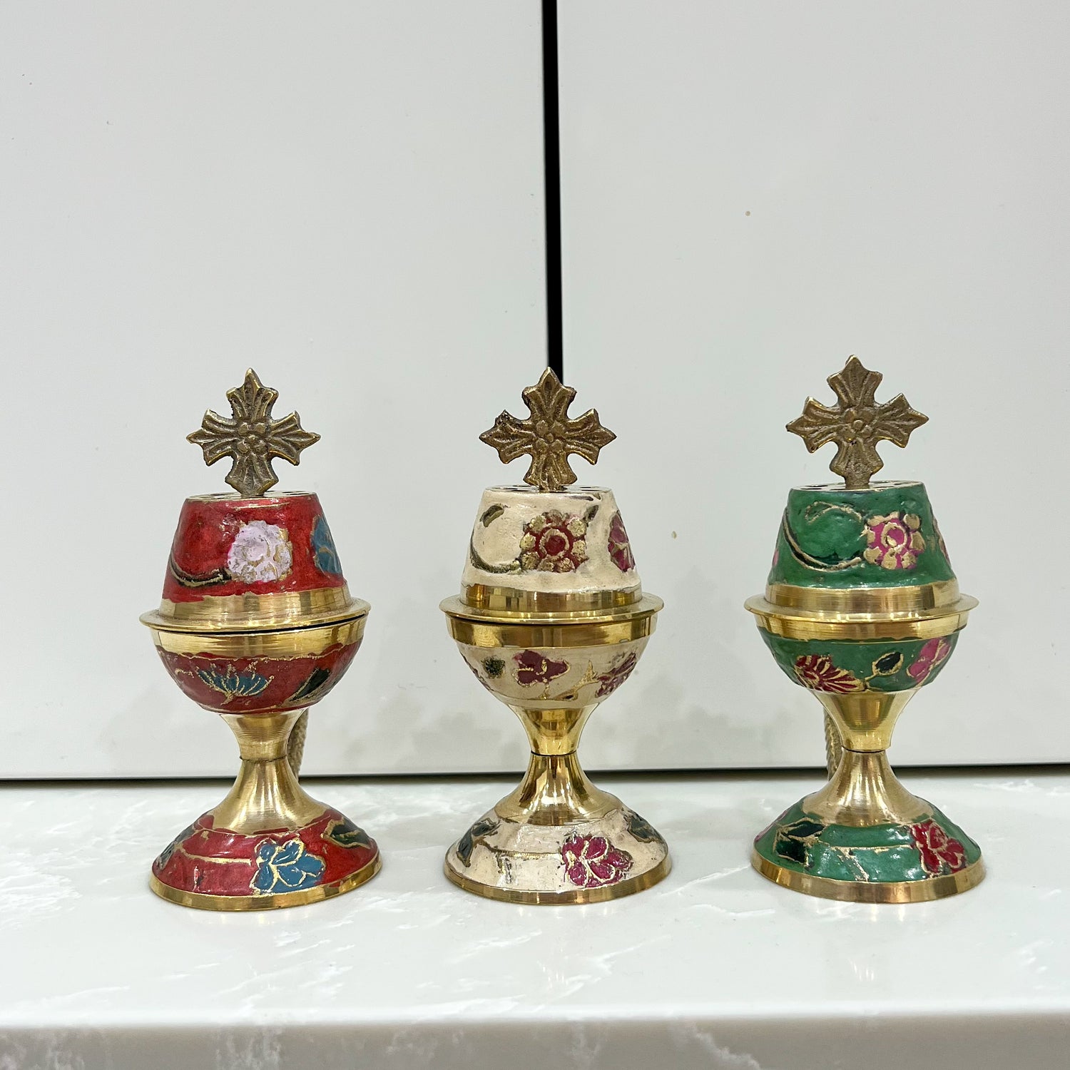 Enamel Brass Thimiato