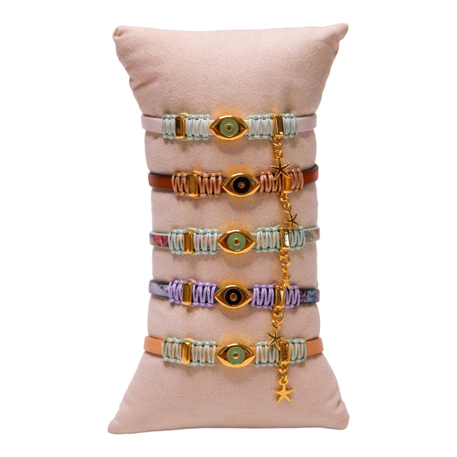 Boho Eye Leather Bracelets