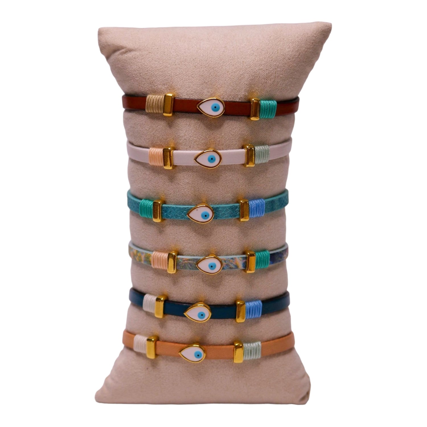 Tear Drop Leather Bracelets