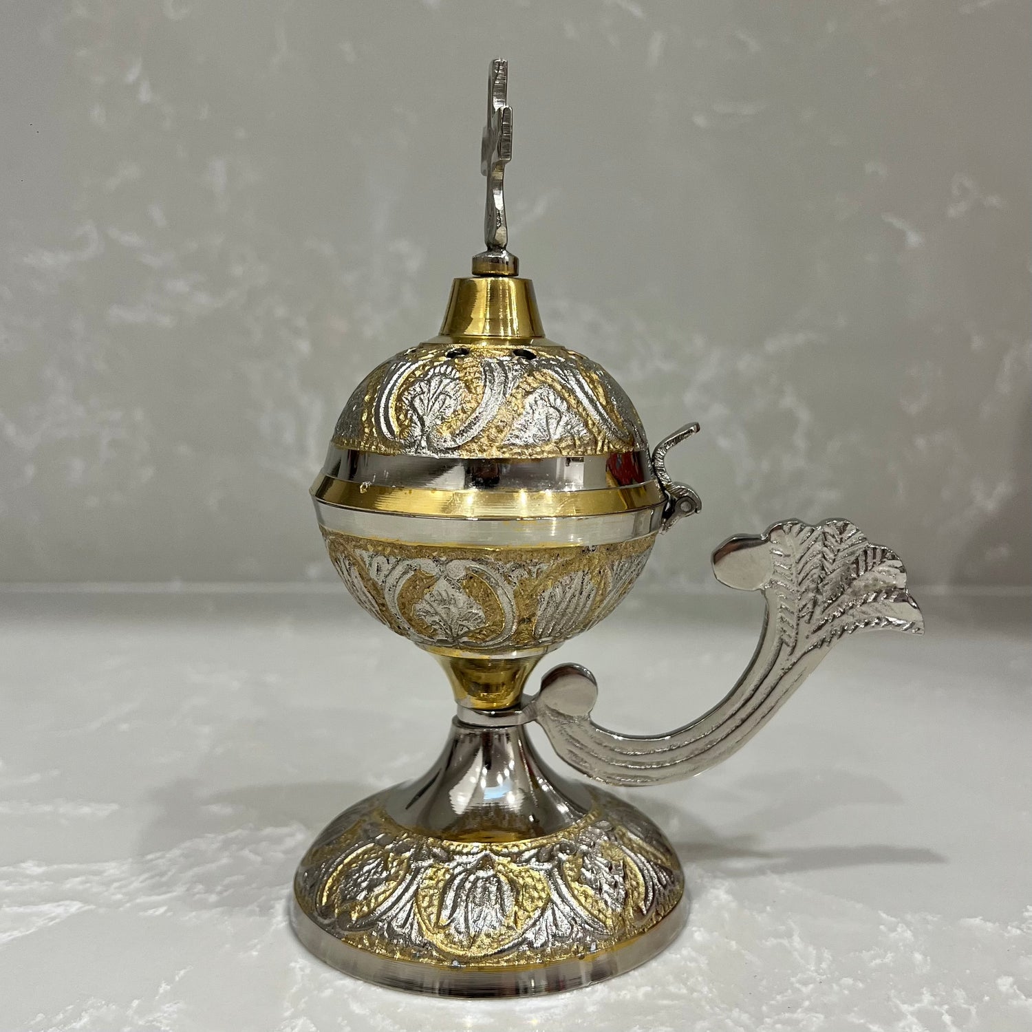 Gold/Silver Brass Thimiato
