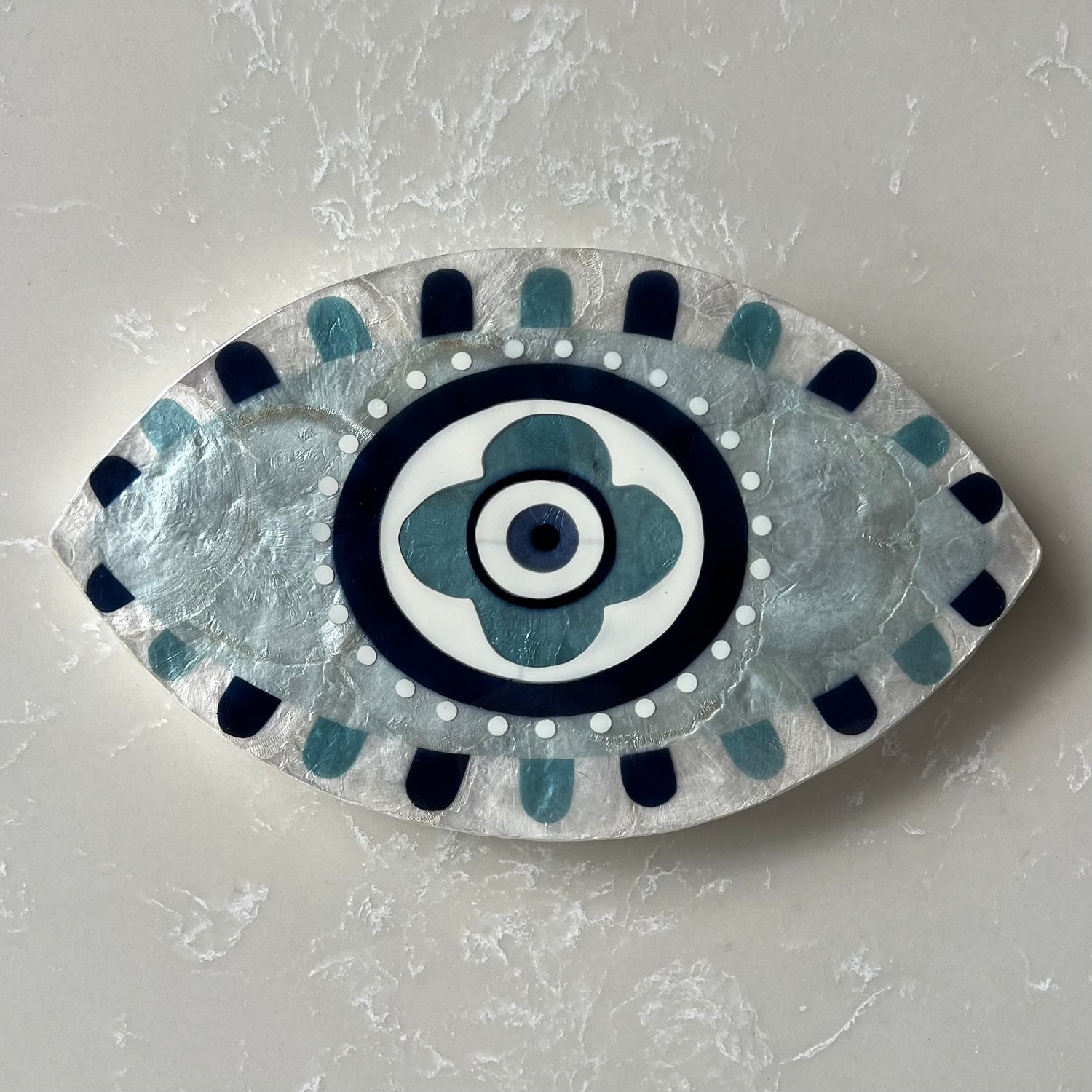 Sky Blue Evil Eye Wall Decor