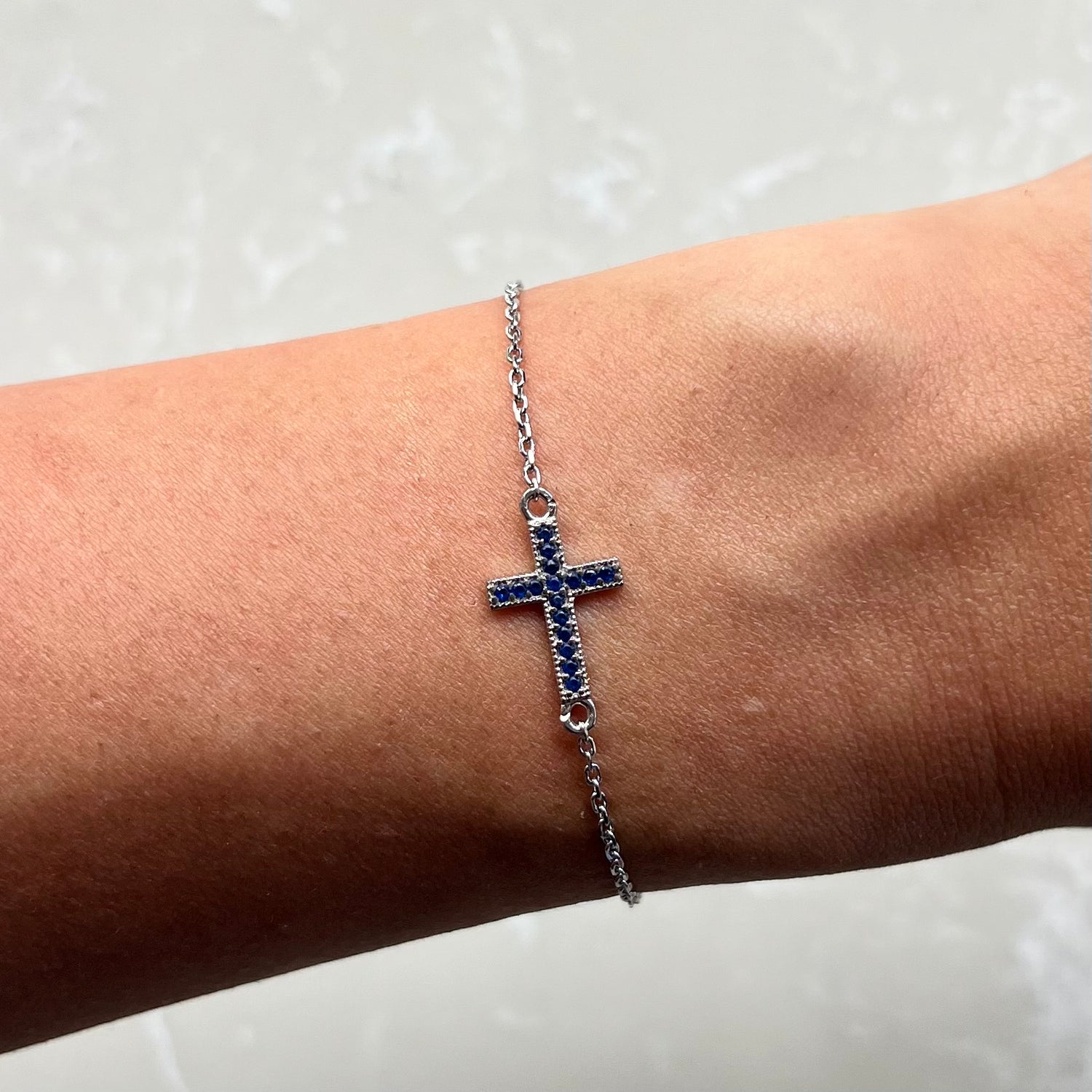 Stefania Silver Chain Bracelet