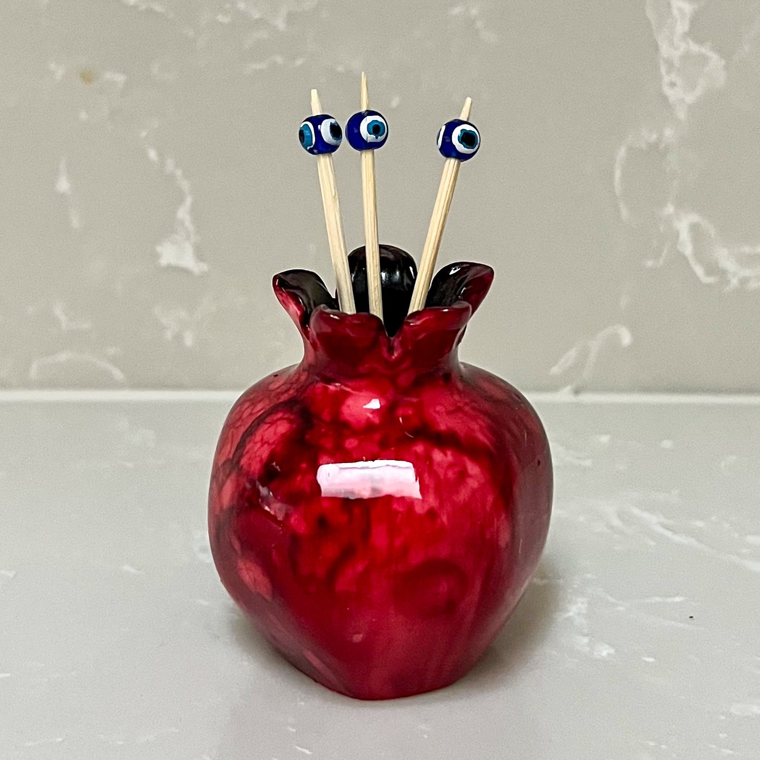 Pomegranate Toothpick Holder