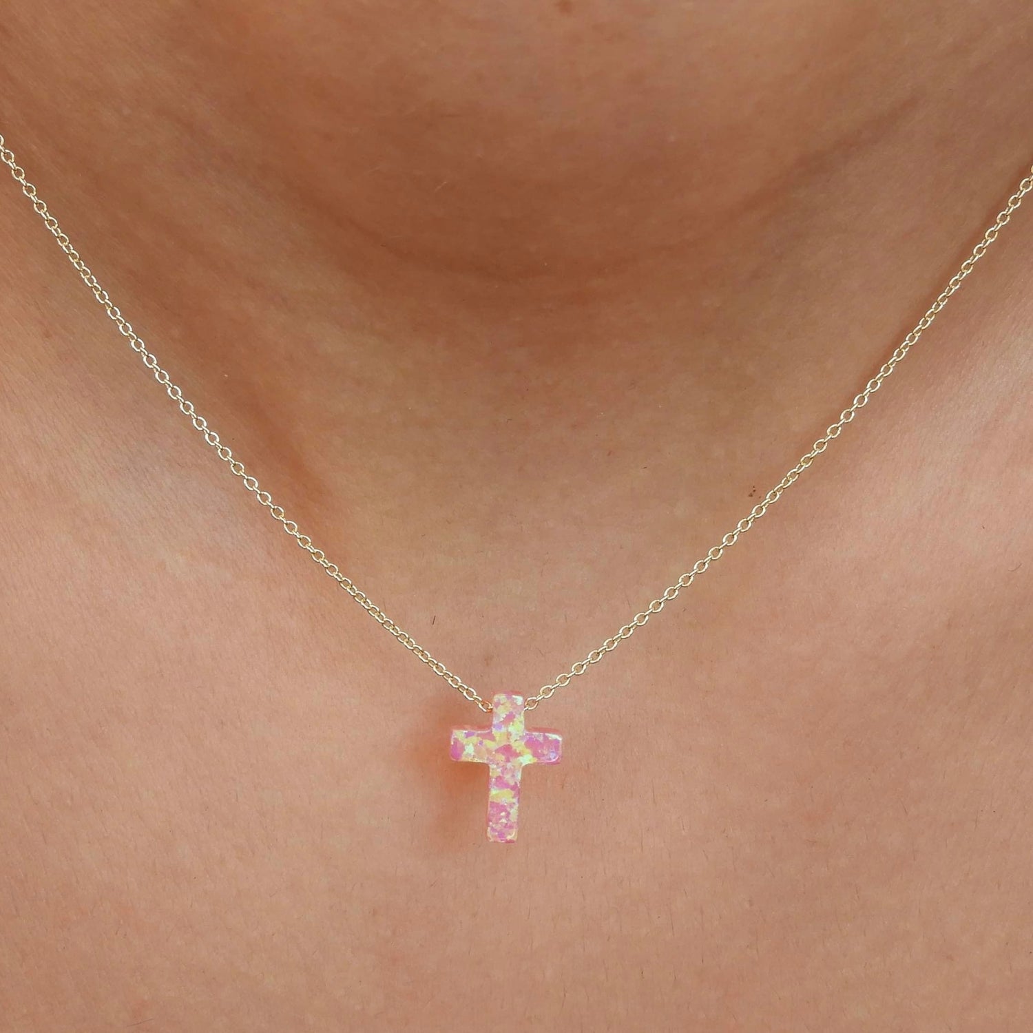 Gigi Pink Gold Necklace