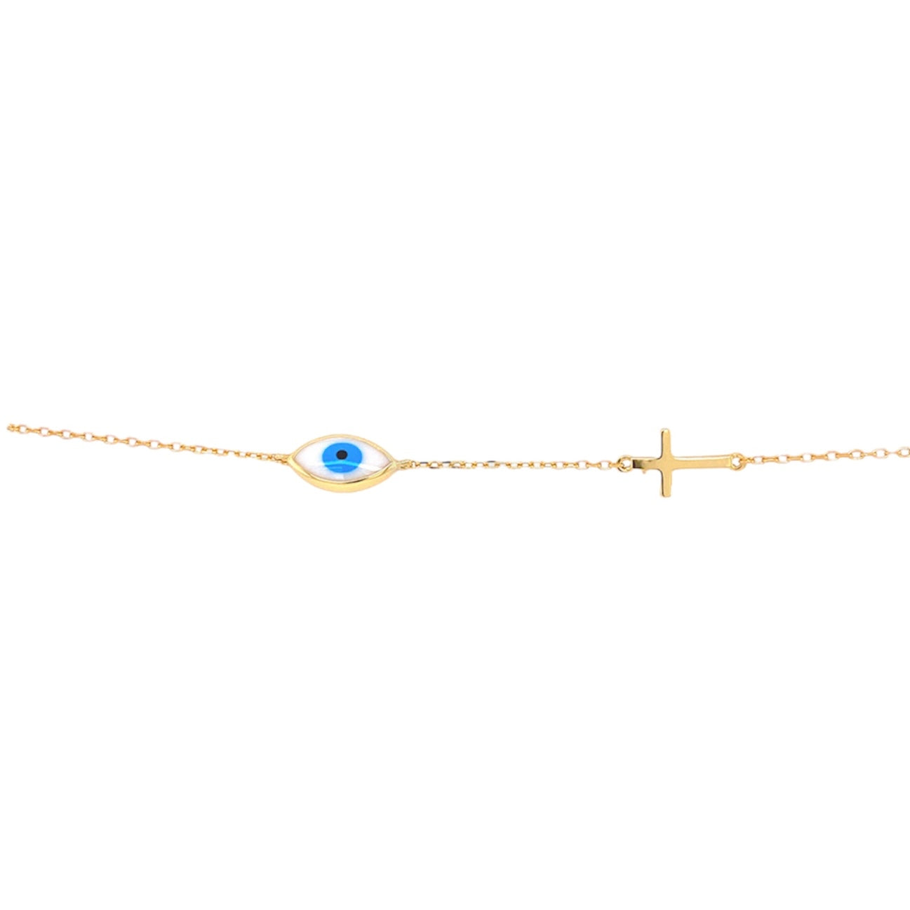 Helen Gold Plated Chain Bracelet