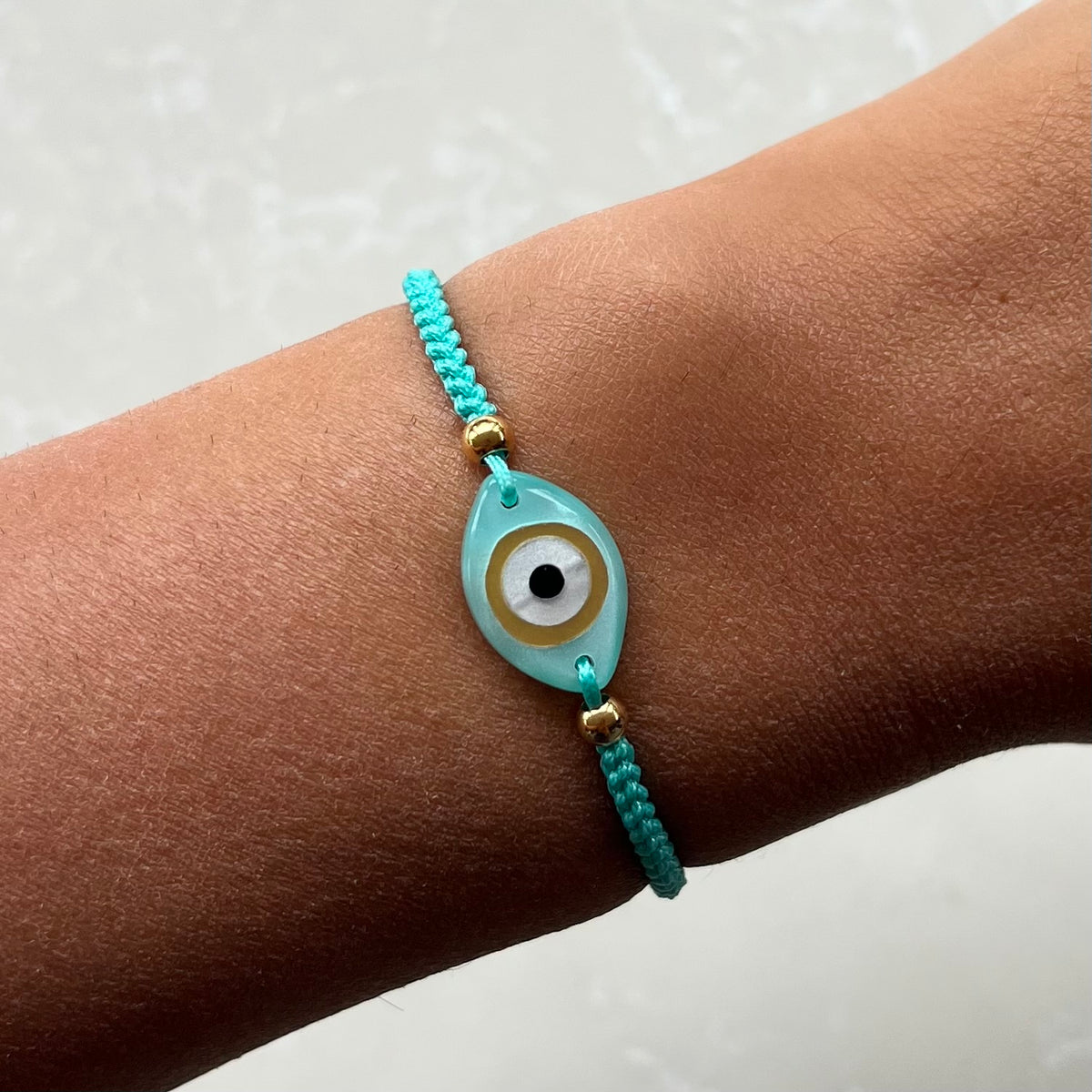 Turquoise Acrylic Mati Bracelet