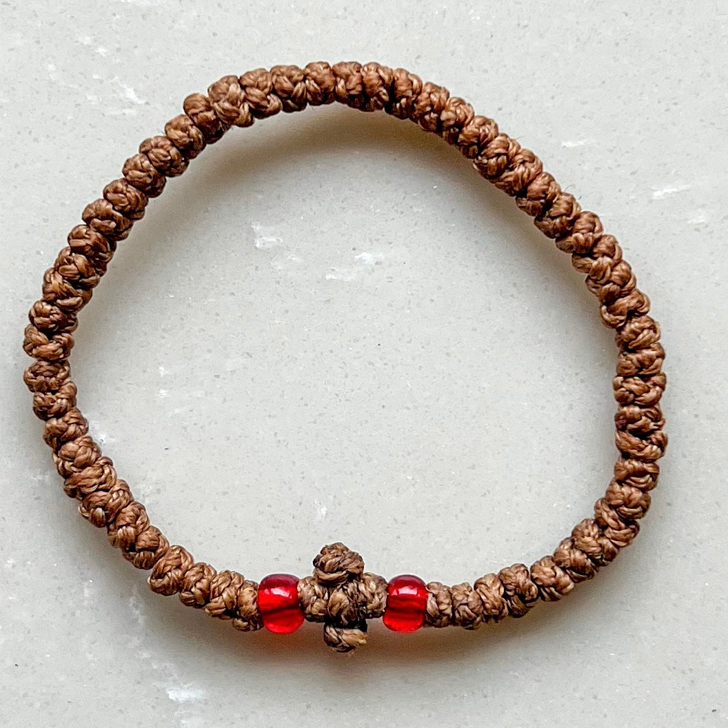 Grieks Rope Greek Orthodox Prayer Rope Bracelet - Chestnut – Mimi Mati